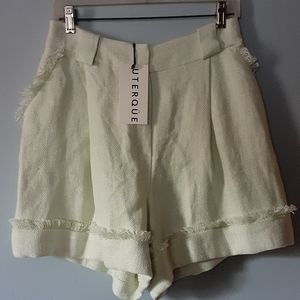 Uterque Linen Shorts NWT